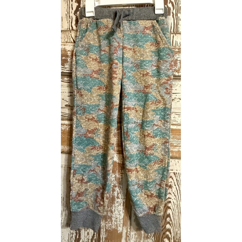 Sovereign Code Boys' Eston French Terry Jogger Pants - Gray Camo - Size 6